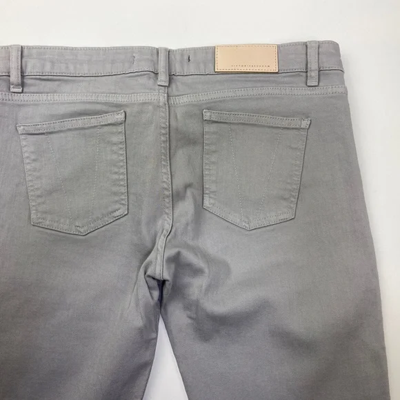 Victoria Beckham Gray Denim Ankle Skinny Jean Size 32 - Picture 13 of 13